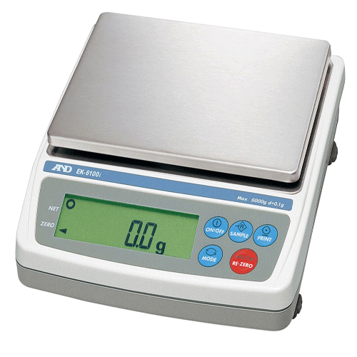 A&D EK-6100i 6000g x 0.1g Portable Balance A&D EK-6100i 6000g x 0.1g Portable Balance