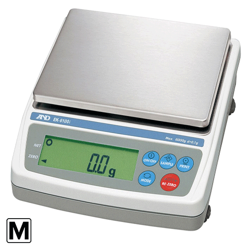 A&D EK-6100i-EC 6000g x 1g Approved Portable Balance A&D EK-6100i-EC 6000g x 1g Approved Portable Balance