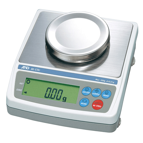 A&D EK-610i 600g x 0.01g Portable Balance A&D EK-610i 600g x 0.01g Portable Balance