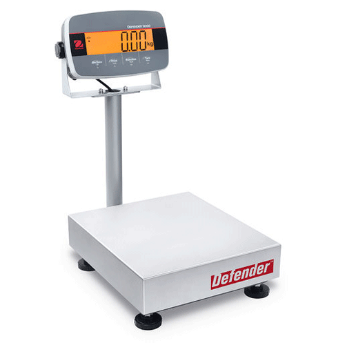 Ohaus Defender 3000 Standard Industrial Scales i-D33P150B1X2-M / 150 kg x  50g / Pan Size 650 mm x 500 mm / Trade Approved
