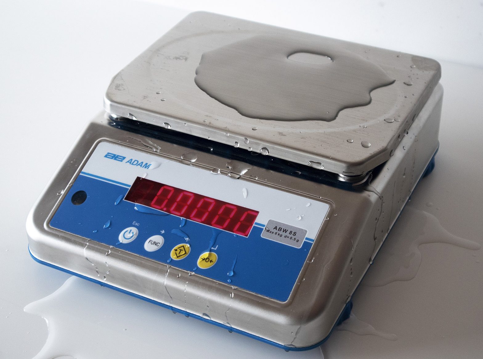 Adam ABW 16S IP68 Rated Waterproof Bench Scale 16kg x 1g