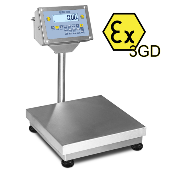 Dini Argeo £GD Bench ATEX scale featured with no background. These scales are used for ATEX zones 2/22