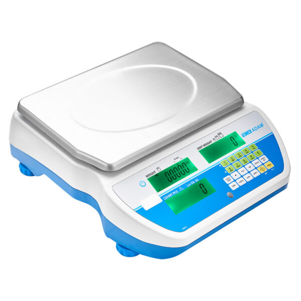 Adam CDT Duel Counting scales without secondary weighing device in isometric view with white background.