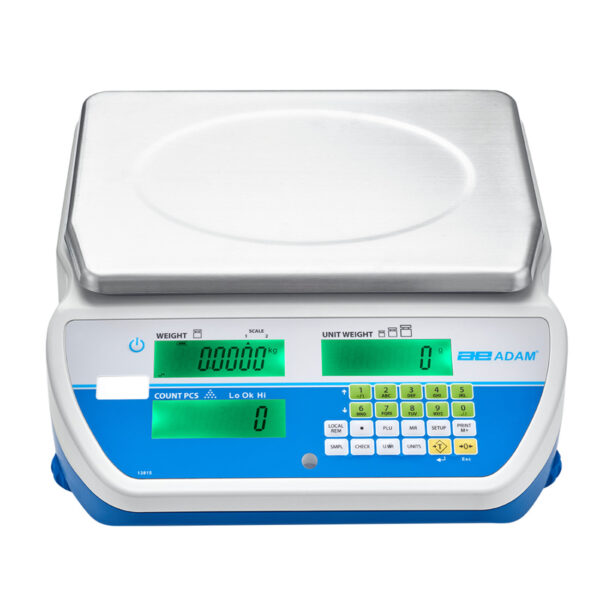 Adam CDT Duel Counting scales without secondary weighing device in isometric view with white background. Viewed from the front